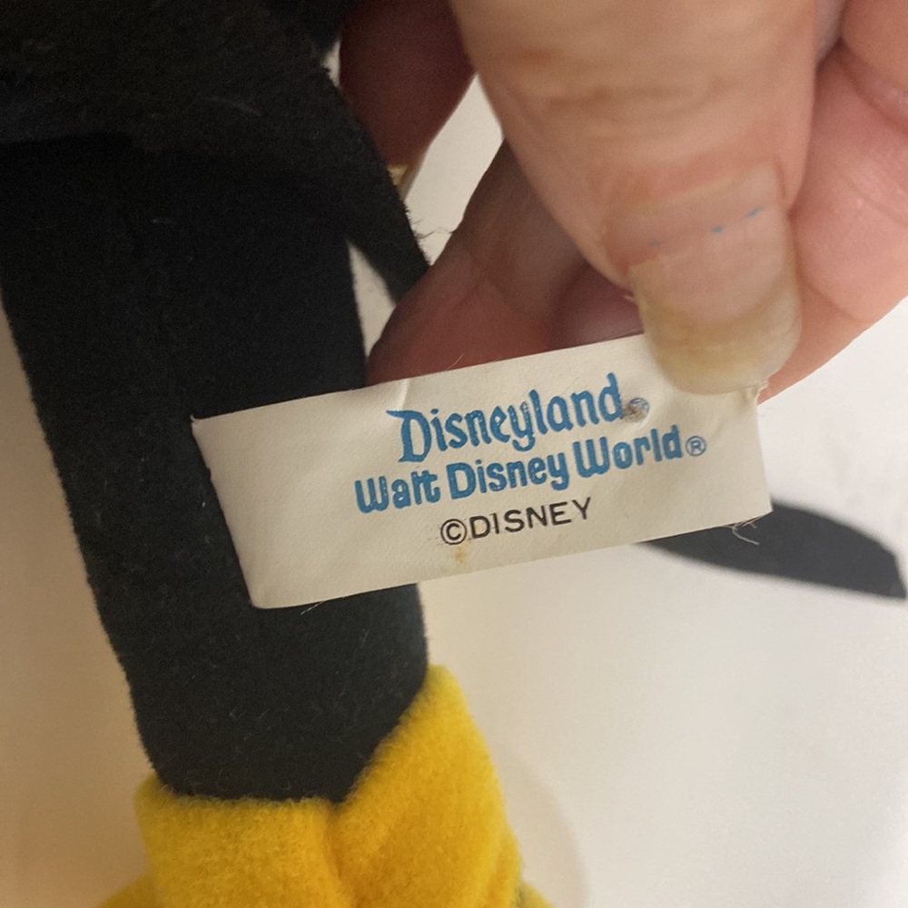 Vintage 80s Set of Disneyland Walt Disney Mickey & Minnie Mouse Plush Toy RARE - Picture 9 of 9